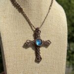 Labradorite Cross Necklace