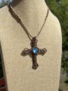 Labradorite Cross Necklace