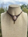 Peach moonstone Choker Necklace