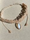 Moonstone with Pearl Choker Necklace
