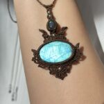 Blue Fire Labradorite Necklace