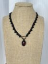 Garnet t with Black cord