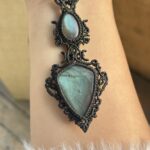Guardian Shield Labradorite Necklace