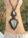 Guardian Shield Labradorite Necklace - Image 7