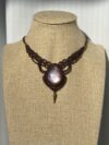 Purple Lepidolite Necklace