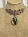 Strong Multicolor Labradorite Necklace - Image 3