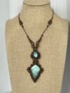 Guardian Shield Labradorite Necklace
