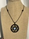 Star of David Moonstone Necklace