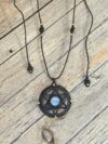 Star of David Moonstone Necklace - Image 4