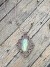Green Flash Labradorite Necklace - Image 2