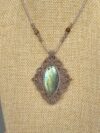 Green Flash Labradorite Necklace - Image 4