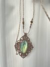 Green Flash Labradorite Necklace - Image 3