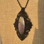 Purple Flash Labradorite Necklace
