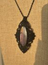 Purple Flash Labradorite Necklace