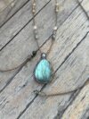Green Labradorite Necklace - Image 6