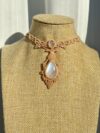 Moonstone Necklace with Freshwater Pearls - Image 2