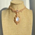 Moonstone Necklace with Freshwater Pearls