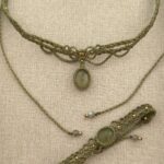 Prehnite Jewelry Set