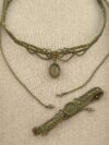 Prehnite Jewelry Set
