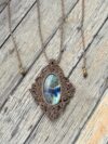 Electric Blue Labradorite Necklace - Image 3