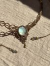Labradorite Macrame Choker Necklace