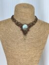 Labradorite Macrame Choker Necklace - Image 3