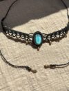 Blue Flash Labradorite Choker Necklace - Image 6