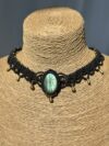 Blue Flash Labradorite Choker Necklace - Image 2