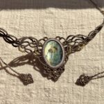 Golden Flash Labradorite Statement Choker Necklace