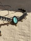 Blue Flash Labradorite Choker Necklace - Image 3