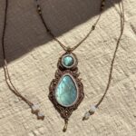 Green Labradorite Pendant Necklace