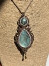 Green Labradorite Pendant Necklace - Image 3