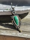 Transformation Protection Clarity Malachite Pietersite Pendant Necklace