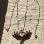 Love Protection Intuition Labradorite Heart Pendant Necklace