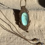 Green Labradorite Pendant Necklace
