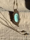 Green Labradorite Pendant Necklace