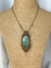 Green Labradorite Pendant Necklace - Image 4