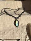 Blue-green Labradorite Necklace - Image 3