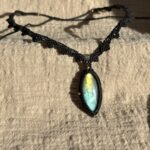 Blue-green Labradorite Necklace