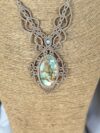 Calming Grounding Emotional Balance Ocean Jasper Necklace - Image 2